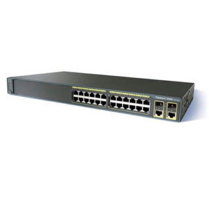 WS-C2960+24LC-L | Switch Cisco 2960 Plus 24 Port 10/100 (8 Port PoE), 2 Port 1000Base-T/1G SFP Combo Uplink, LAN Base